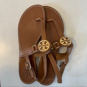 Tan Tory Burch sandals
